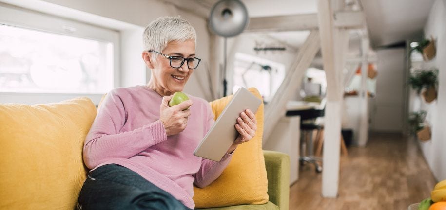 Eine Frau macht ein Coaching