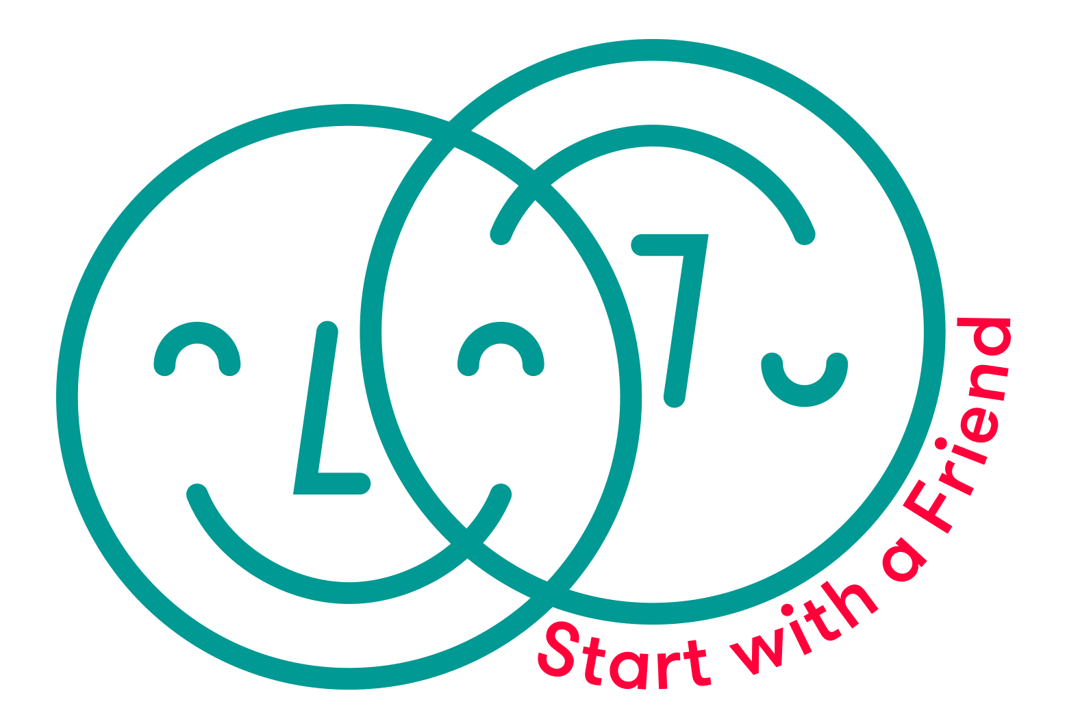 Start-With-A-Friend: Netzwerk für persönliche Begegnungen Start with a friend Logo