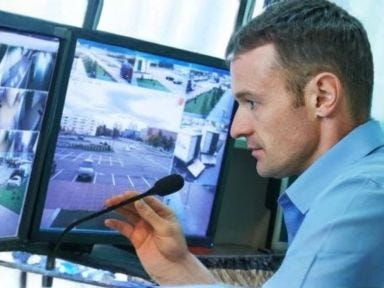 Empfangskraft &uuml;berwacht Monitore der &Uuml;berwachungskamera