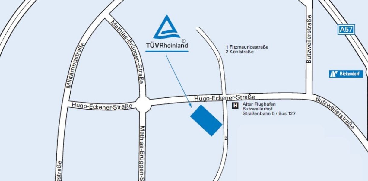 Anfahrt Weiterbildungen und Umschulungen K&ouml;ln