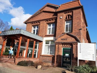 Trainingscentereingang vom Standort Cottbus