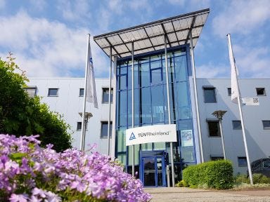 Eingangsbereich Trainingscenter Leipzig-Engelsdorf