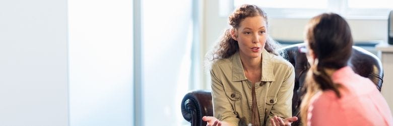 Coaching zum Selbstständig machen: Beratungssituation. Coaching zum Selbstständig machen: Beratungssituation.