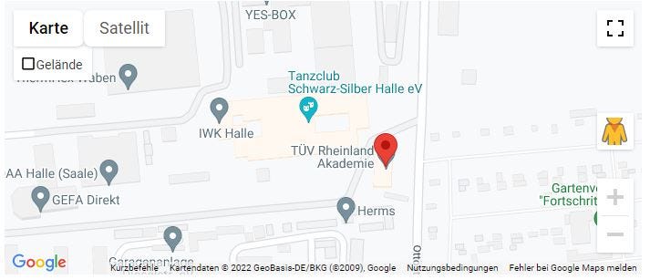 Anfahrt Weiterbildungen und Umschulungen in Halle (Saale)